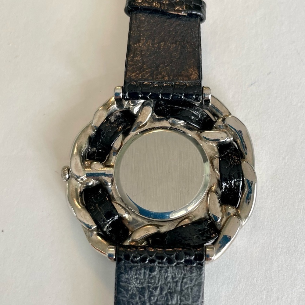 Ladies Fashion Watch By St. Bernard Navy Leather Band — image 2 of 5